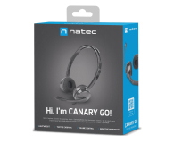NATEC SŁUCHAWKI NAUSZNE STEREO CANARY GO Z MIKROFONEM I REGULACJĄ NSL-1665 - 1470224 - zdjęcie 5